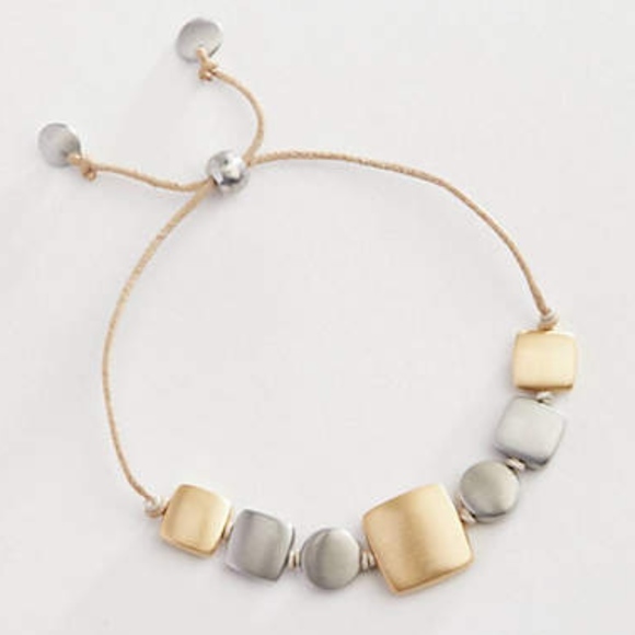 J. Jill Jewelry - J. Jill Hand-Brushed Squares Bracelet